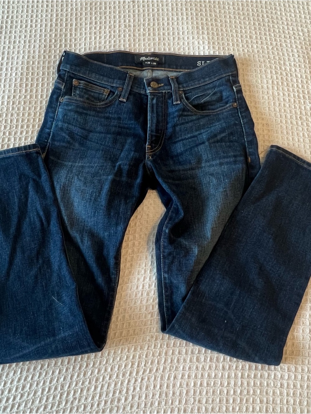 Madewell Men's Indigo Slim Straight Jeans 28x30